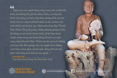 Liệu pháp Tâm lý trong thơ Trần Nhân Tông