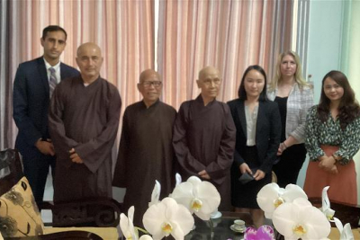 Phái Đoàn Phòng Tự Do Tôn Giáo Bộ Ngoại Giao Hoa Kỳ Thăm Hội Đồng Giáo Phẩm Trung Ương GHPGVNTN