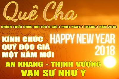 Quê Cha Kính Chào và Chúc Tết Quý Độc Giả Gần Xa