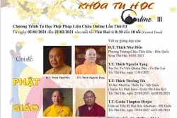 CHƯƠNG TRÌNH TU HỌC PHẬT PHÁP ONLINE LẦN III