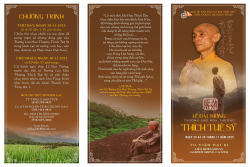 Lễ Đại Tường Trưởng Lão Hòa Thượng Thích Tuệ Sỹ